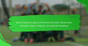 Sponsorizarea în ligile profesionale de fotbal: Parteneriate de brand, Suport financiar, Strategii de marketing